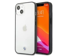 Apple iPhone 13 Mini BMW dėklas Signature Collection (BMHCP13SPCUMRBK) skaidrus
