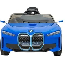 Elektrinė mašina vaikams BMW I4 mėlynos spalvos