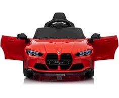 Ramiz Vaikiškas elektromobilis BMW M4 raudonas