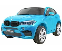Ramiz Dvivietis elektromobilis BMW X6M XXL, lakuotas mėlynas