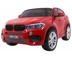 Ramiz Dvivietis elektromobilis BMW X6M XXL, lakuotas raudonas