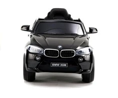 Lean Cars Elektromobilis vaikams BMW X6, juodas, lakuotas kėbulas