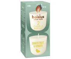 „Bolsius CleanLight“ žvakių papildymai, 2 vnt., greipfrutų ir imbiero skonio