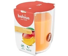 Žvakė, aromatinė Bolsius Happy Mango, 25 h, Oranžinė