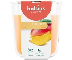 Žvakė, aromatinė Bolsius Happy Mango, 45 h, Oranžinė
