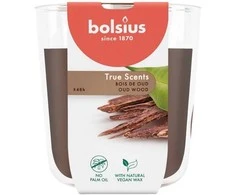 Žvakė, aromatinė Bolsius Calming Oudh, 45 h, Ruda
