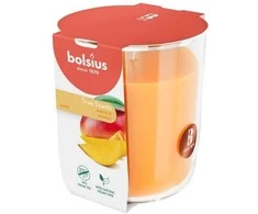 Žvakė, aromatinė Bolsius Happy Mango, 45 h, Oranžinė