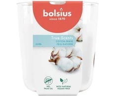 Žvakė, aromatinė Bolsius Crisp Cotton, 45 h, Balta