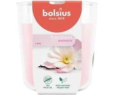 Žvakė, aromatinė Bolsius Blooming Magnolia, 45 h, Rožinė