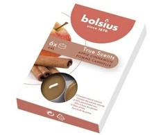Bolsius True Scents Tealights Scented Candles Apple Cinnamon 6.pcs