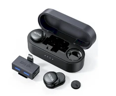 BOYA BOYALINK 3-02 belaidžiai mikrofonai 2.4GHz USB-C - Juodas