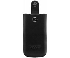 Bugatti XL universalus odinis dėklas su magnetu, skirtas Juodas (7,5 х 13,5 cm)