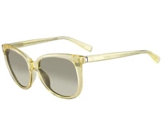 Calvin Klein, Calvin Klein, Sunglasses, 4185S/55, Pale Geltona, For Women