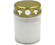 Candela Memorial Candle With Cap Baltas