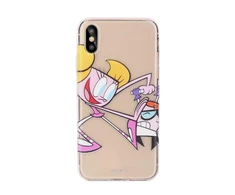 Cartoon Network Dexter Silikoninis dėklas for Apple iPhone XR Dexter with Dee Dee