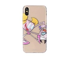 Cartoon Network Dexter Silikoninis dėklas for Samsung J610 Galaxy J6 Plus (2018) Dexter with Dee Dee