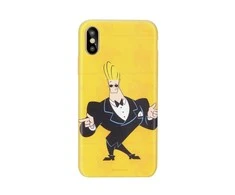 Cartoon Network Johnny Bravo Silikoninis dėklas for Apple iPhone 5 / 5S / SE Smoking