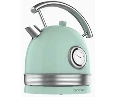 Cecotec Virdulys | ThermoSense 420 Vintage | 2200 W | Electric | 1.8 L | Nerūdijantis plienas | 360° rotational base | Light Žalias
