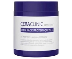CERACLINIC Dermaid 4.0 Hair Pack Protein Quench - atkurianti plaukų kaukė su baltymų, aminorūgščių ir peptidų kompleksu, 250 ml