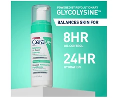 CeraVe Balancing Air Foam Valiklis valomosios veido putos, 148 ml