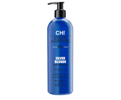 CHI Color Illuminate Sidabrinis Skirtas šviesiems plaukams Mėlyna Šampūnas, 355 ml