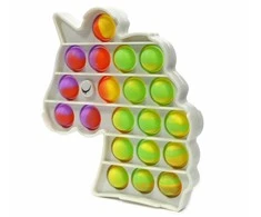 MPMAX Simple Dimple Push Pop it Antistress Sensory Toy Unicorn 12x13cm