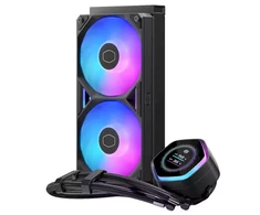 Carruzzo Cooler Master MasterLiquid Atmos II 240 LCD Juodas Procesorius Aušinimo skysčiu rinkinys 12 cm Juoda 1 vnt