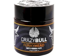 Crazy Bull Funky Head Matte Forming Paste Hair Kreminis, 100 g