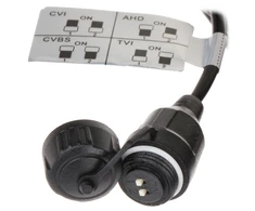 Dahua HD-CVI kam. STARLIGHT kupolinė 2MP su LXIR iki 30m, 3.6mm obj., 86°, WDR, su mikrofonu
