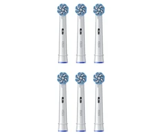 Braun Oral-B Jautrus Clean, 6 vnt., Balta, 3 mėnesiai, Ypač minkštas, Oral-B, Dėžutė