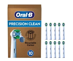 Dantų šepetėlių galvutės Braun Oral-B Pro Precision Clean, 10 vnt. pakuotė (be defektų išorinė pakuotė)