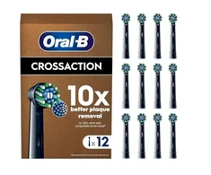 Oral-B Pro CrossAction Heads 12 Pack Frustration-Free Packaging