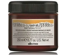 Davines NATURALTECH maitininantis Vegetarian Miracle Mask maitinanti kaukė su keratinu, 250 ml