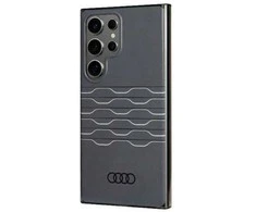 Audi IML Geometric Pattern Dėklas S24 Ultra S928 juodos spalvos kietas dėklas AU-IMLS24U-A6/D3-BK