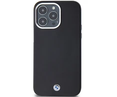 Dėklas Apple iPhone 13 / 14 / 15 BMW Signature Wrapped Metal MagSafe (BMHMP15S23PUFWK) juodos spalvos