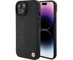 Apple iPhone 15 Plus BMW odinis dėklas Hot Stamp (BMHCP15MSLLBK) juodos spalvos