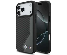 BMW M Carbon logotipo „MagSafe“ dėklas, skirtas „iPhone 17 Pro Max“ – grafito spalvos