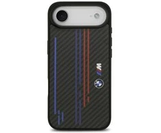 Dėklas BMW M Kevlar Lines &amp; Logo MagSafe skirtas Apple iPhone Air juodos spalvos