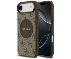 „Guess 4G Circle Classic Logo MagSafe“ dėklas, skirtas „iPhone Air“ – rudas