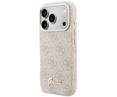 Dėklas Case Guess 4G Script MagSafe for iPhone 17 Pro Max / pink