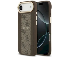„Guess 4G Stripe MagSafe“ dėklas, skirtas „iPhone Air“ – rudas
