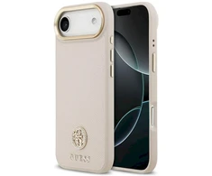 „Guess“ grūdėto Strass logotipo „MagSafe iPhone Air“ dėklas - Rožinė