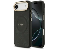 „Guess Peony Hot Stamp MagSafe“ dėklas, skirtas „iPhone Air“ – Juodas