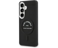 Karl Lagerfeld PU RSG Logo Magnetic dėklas skirtas Samsung Galaxy S26+ juodos spalvos