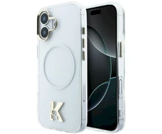 „Karl Lagerfeld IML K Head Logo MagSafe“ dėklas, skirtas „iPhone 17“ – skaidrus