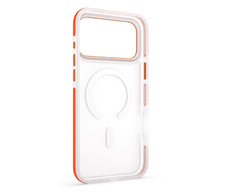Dėklas Telforceone Etteri Icy Mag case for iPhone 17 Pro / 18 Pro oranžinis