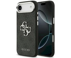 „Guess 4G Big 4G Classic“ logotipo dėklas, skirtas „iPhone 17 Air“ - juodas