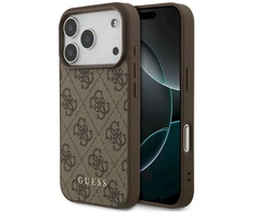 Dėklas Guess 4G Classic skirtas iPhone 18 Pro / iPhone 17 Pro rudas
