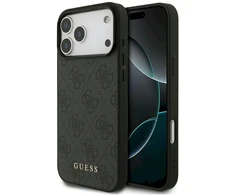 Dėklas Guess 4G Classic, skirtas iPhone 18 Pro Max / iPhone 17 Pro Max, juodas