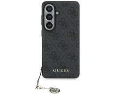 Guess 4G klasikinis „Logo Charm MagSafe“ dėklas, skirtas „Samsung Galaxy S26“, juodas